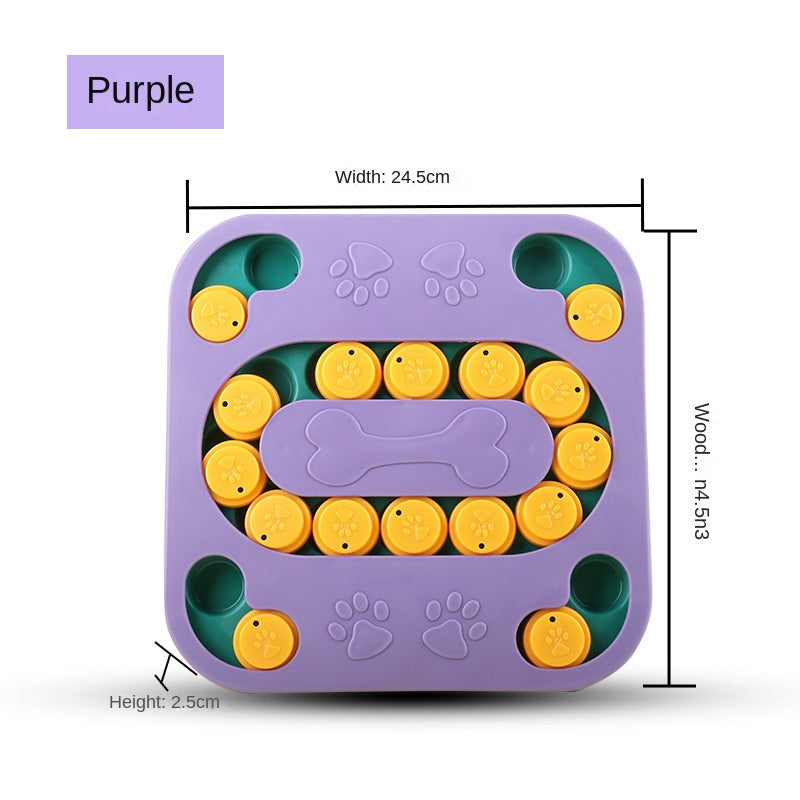 TrailPaw Slow Feeder Puzzle Bowl for Dogs