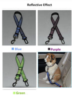 TrailPaw Reflective Dog Car Seat Belt