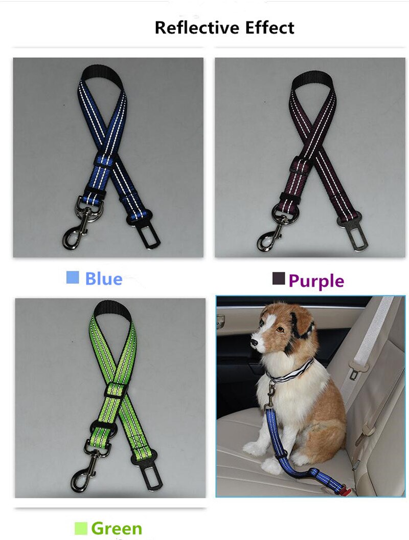 TrailPaw Reflective Dog Car Seat Belt
