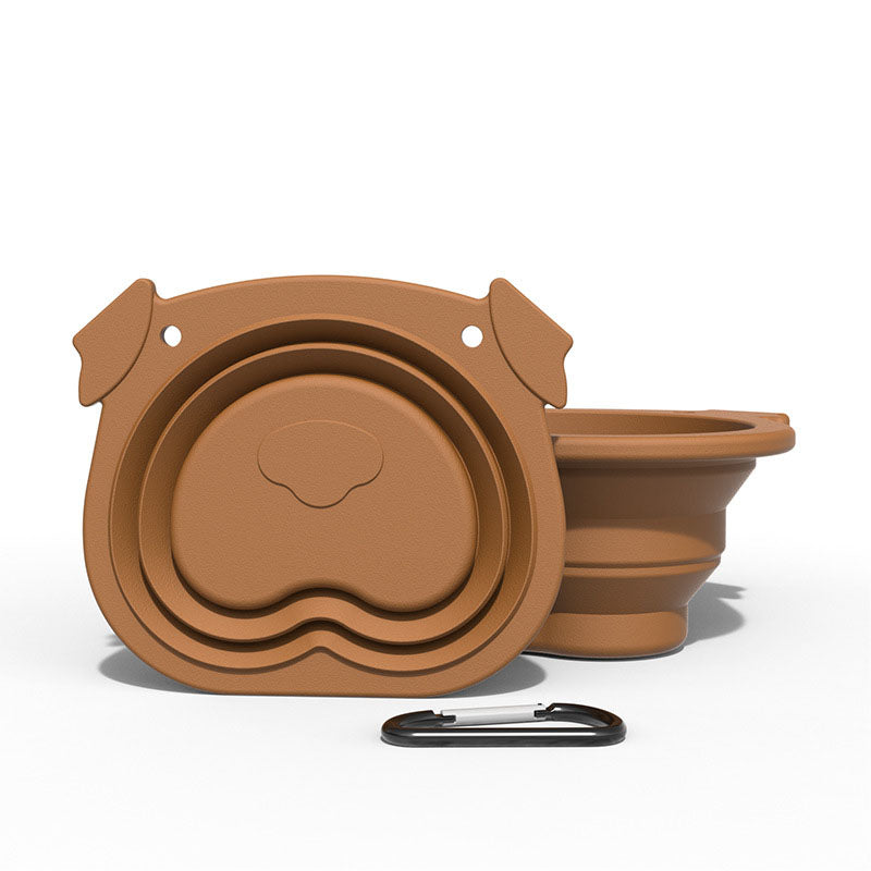 TrailPaw Collapsible Silicone Travel Dog Bowl