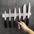 TrailPaw Magnetic Knife Rack — Stainless Steel, Moisture-Proof