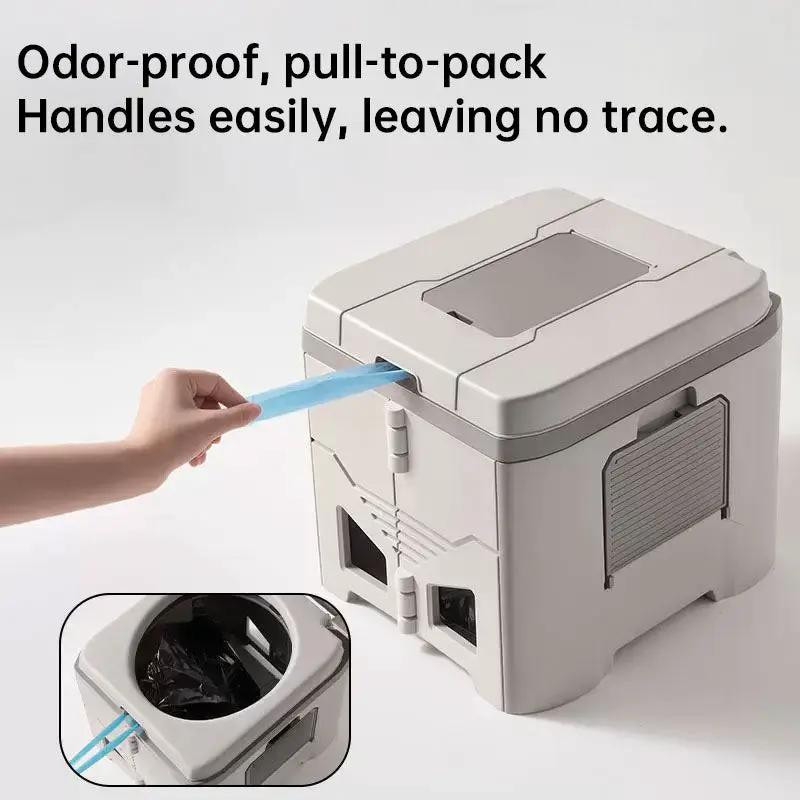 Foldable Portable Toilet for Car & Camping - Emergency Outdoor Stool with Odor-Proof Design, Adult Travel Toilet by eprolo