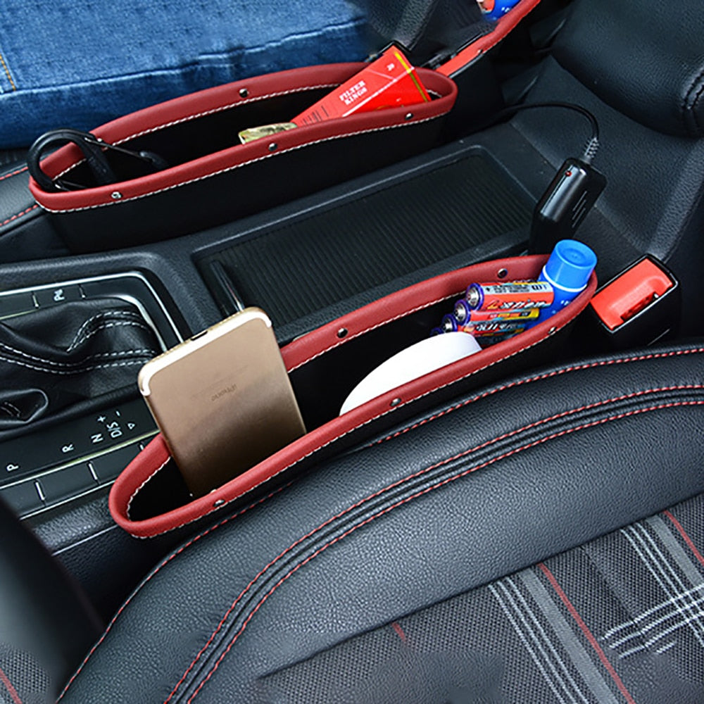 TrailPaw Leather Car Seat Gap Organizer