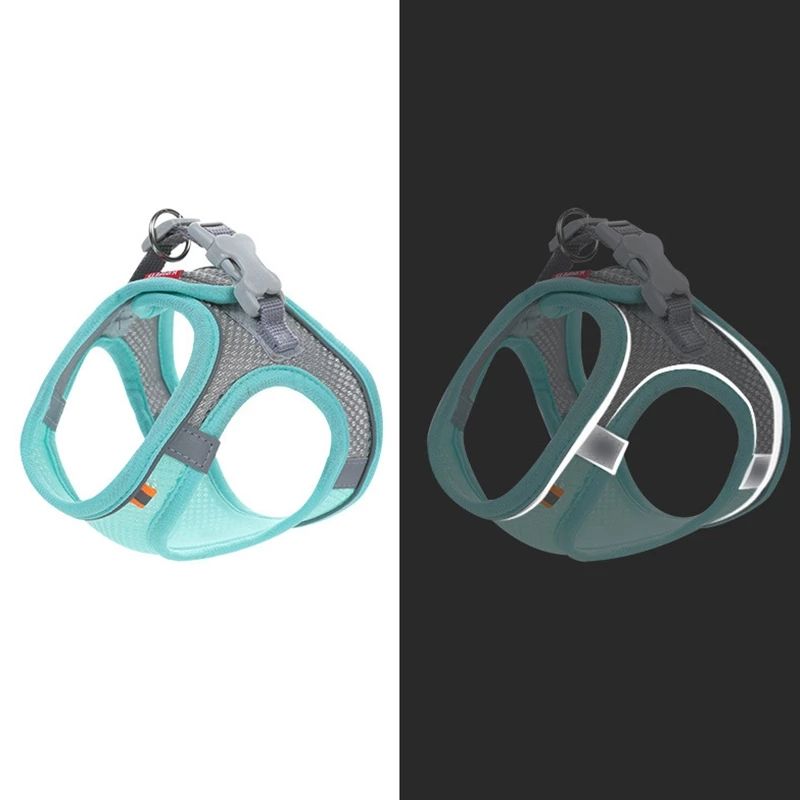 TrailPaw No-Pull Reflective Padded Dog Harness Set