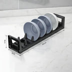 TrailPaw Aluminium Dish Drainer — In-Drawer Organizer