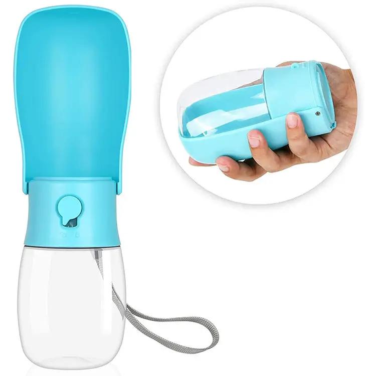 300ML Dog Out Drinking Water Bottle With Filter Element Pet Accompanying Cup Portable Pet Folding Water Cup by eprolo
