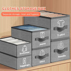 TrailPaw Foldable Wardrobe Storage Boxes — Flat-Pack Organizers