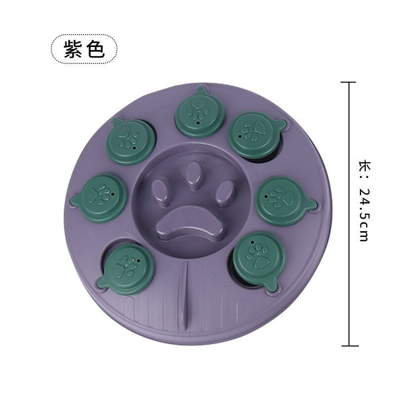 TrailPaw Slow Feeder Puzzle Bowl for Dogs