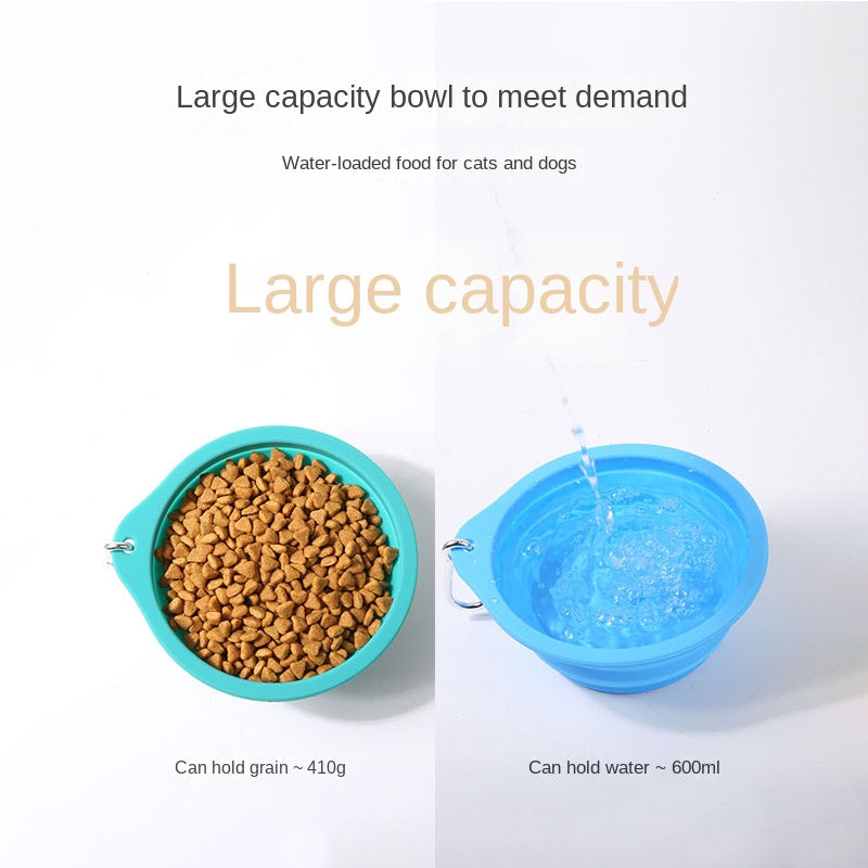 TrailPaw Foldable Silicone Travel Bowl 600ml