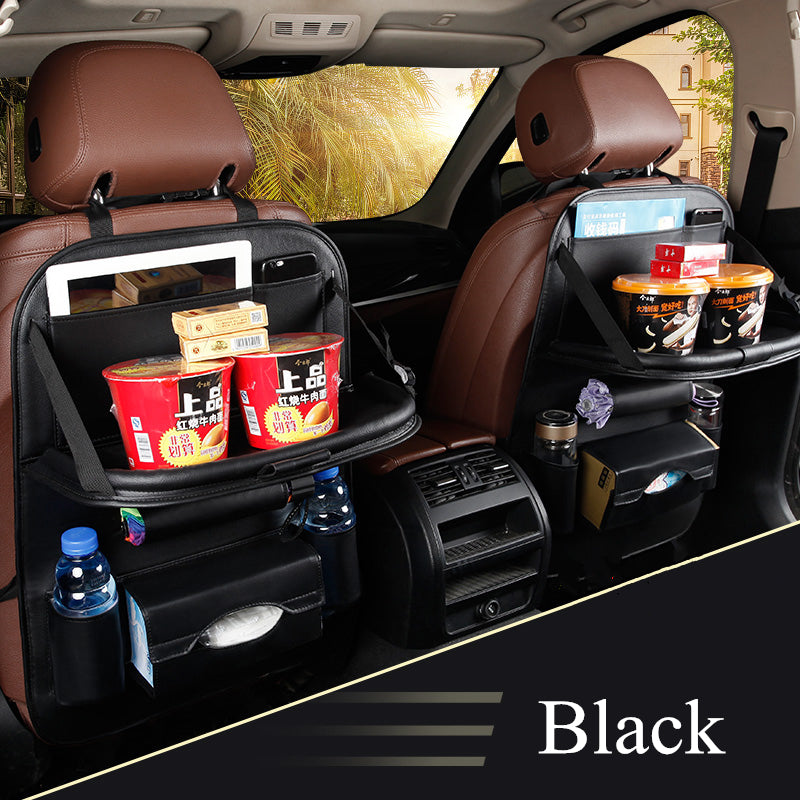 TrailPaw Seat Back Organizer & Fold-Down Tray