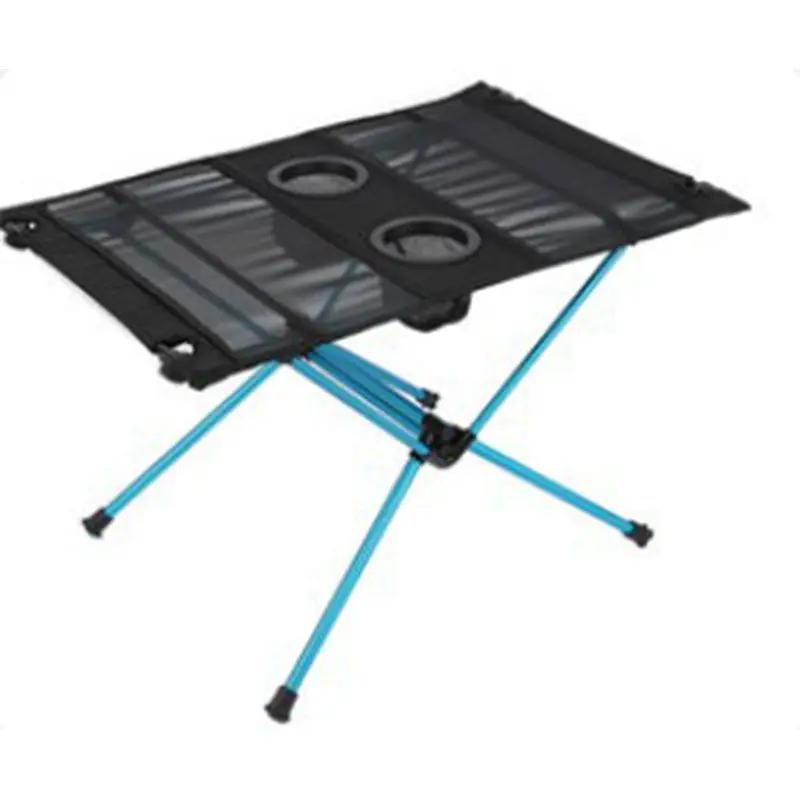 Ultra Light Folding Table Outdoor Camping Camping Car Portable Barbecue Picnic Cup Hole Mobile Phone Bag Small Table by eprolo