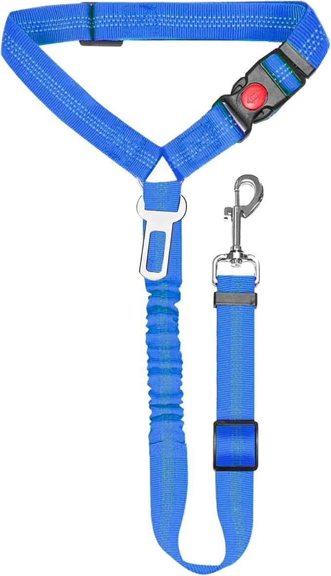 TrailPaw Adjustable Dog Car Seat Belt Safety Tether