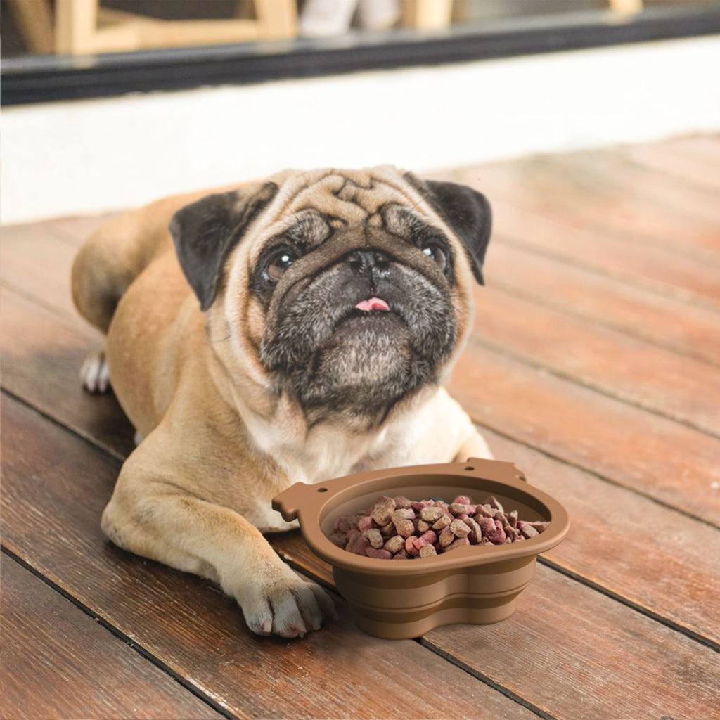 TrailPaw Collapsible Silicone Travel Dog Bowl