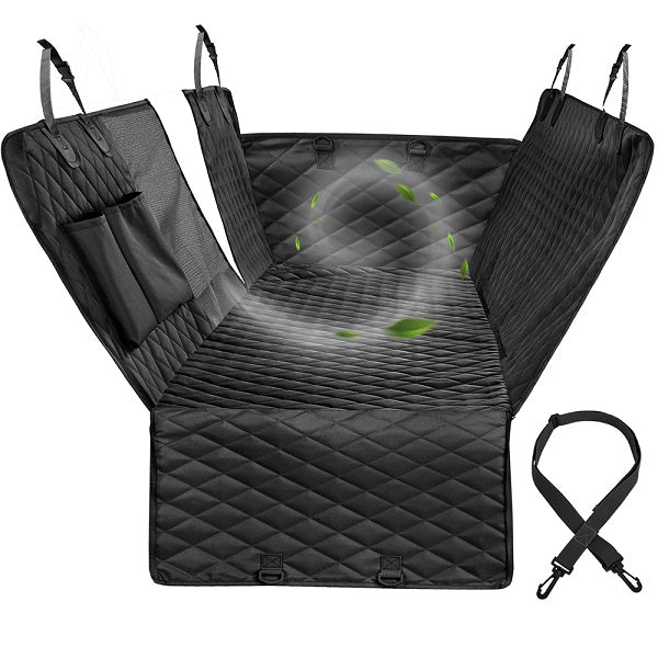 TrailPaw Waterproof Dog Car Seat Cover with Mesh Window