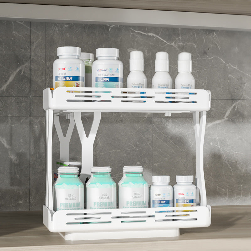 TrailPaw Pull-Out Rotating Spice Rack Organizer