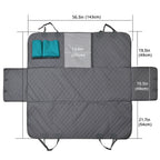 TrailPaw Waterproof Dog Car Seat Cover with Mesh Window