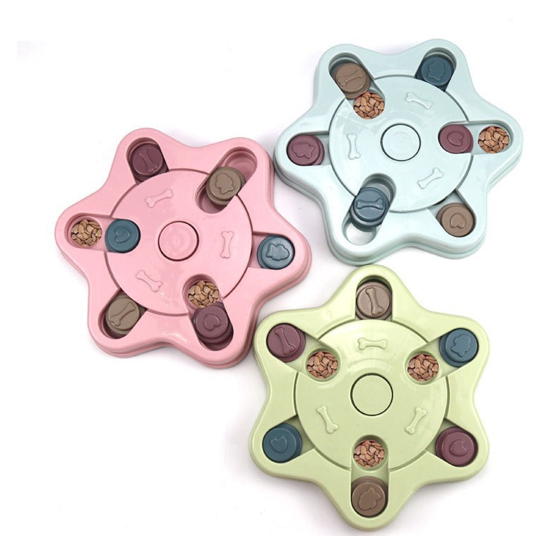 TrailPaw Slow Feeder Puzzle Bowl for Dogs