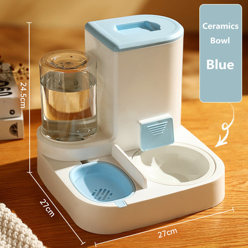 TrailPaw Automatic Pet Feeder with Stainless Steel Bowls