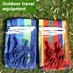 TrailPaw Rainbow Canvas Camping Hammock