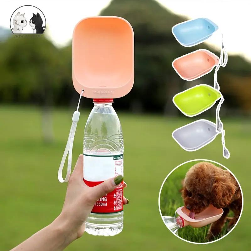 Dog Travel Water Bottle Portable Pet Dog Water Bottle Drinking Water Feeder for Dog Cat Outdoor Water Bowl Bottle Pet Supplies by eprolo
