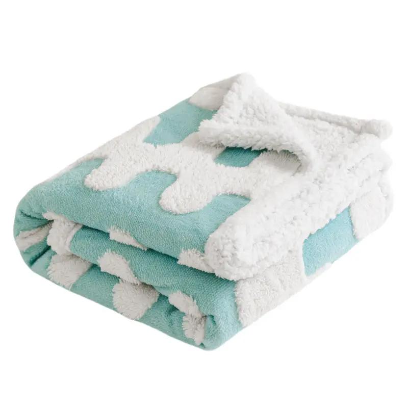 Pet waterproof blanket flannel comfortable cotton fleece Sherpa thick pet blanket by eprolo