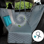TrailPaw Waterproof Dog Car Seat Cover with Mesh Window