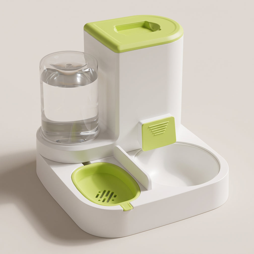 TrailPaw Automatic Pet Feeder - Basic version Green