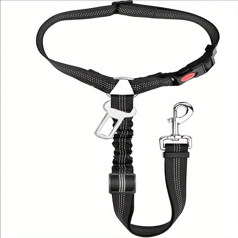 TrailPaw Adjustable Dog Car Seat Belt Safety Tether