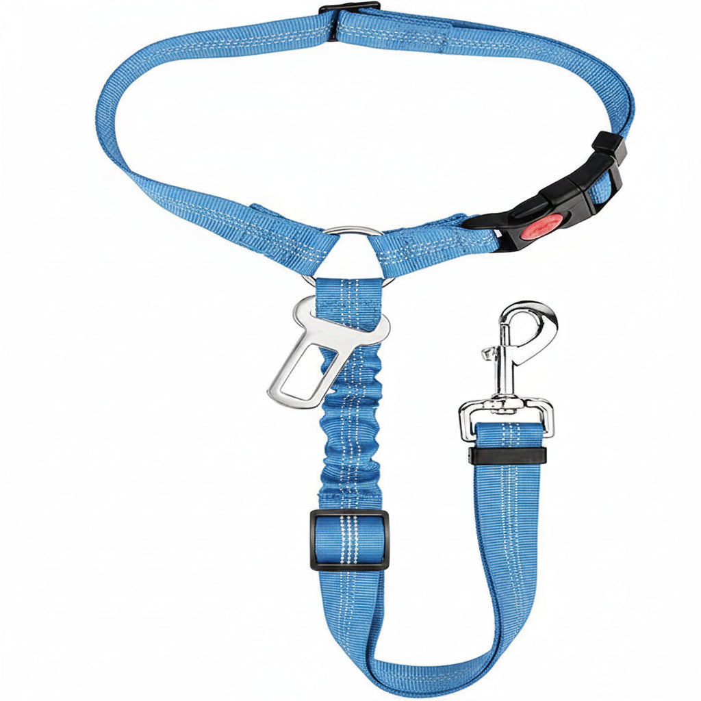 TrailPaw Adjustable Dog Car Seat Belt Safety Tether