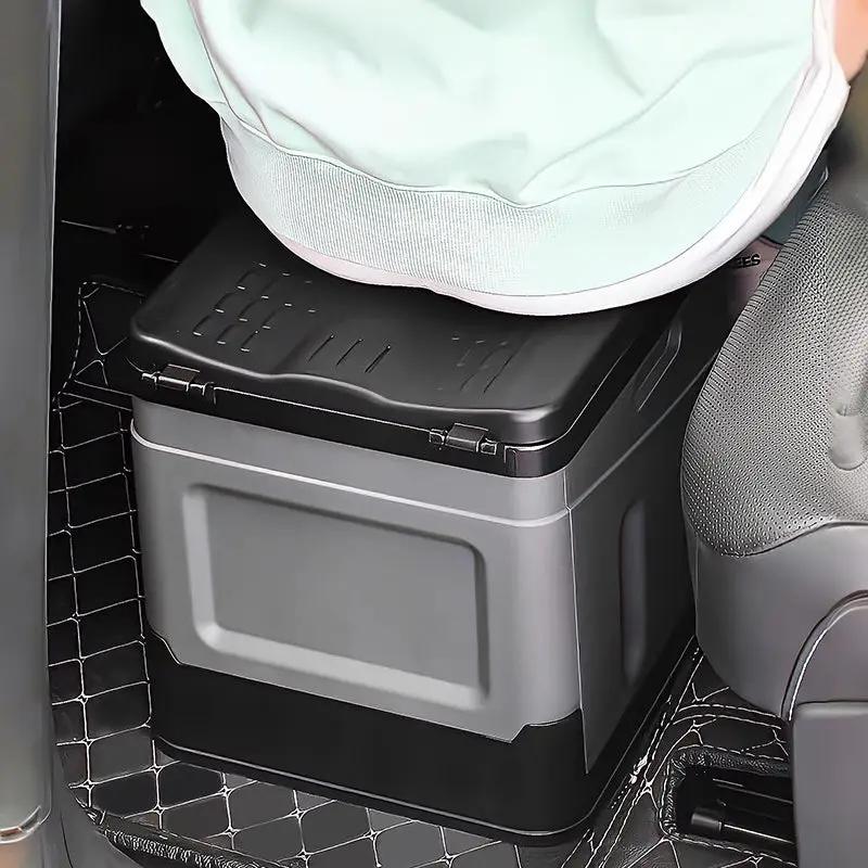 Portable folding camping toilet: adult/child use, self-contained, with lid and seat. by eprolo