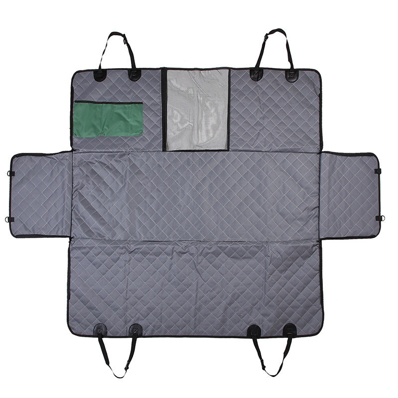 TrailPaw Waterproof Dog Car Seat Cover with Mesh Window
