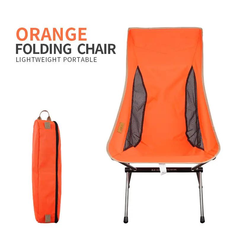 TrailPaw Heightened Moon Chair – Portable Folding Camp Seat by eprolo