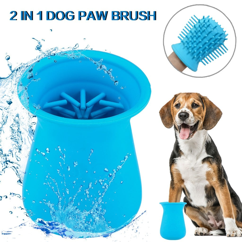 TrailPaw 2-in-1 Dog Paw Cleaner & Grooming Cup