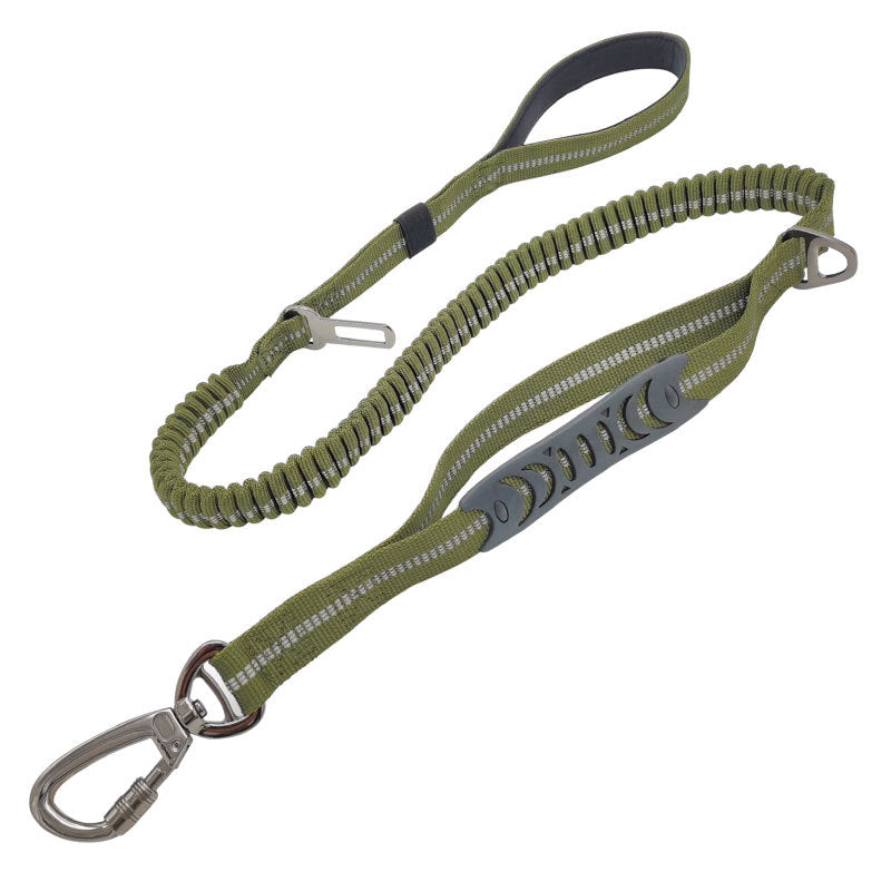 TrailPaw Reflective Dog Car Seat Belt Leash