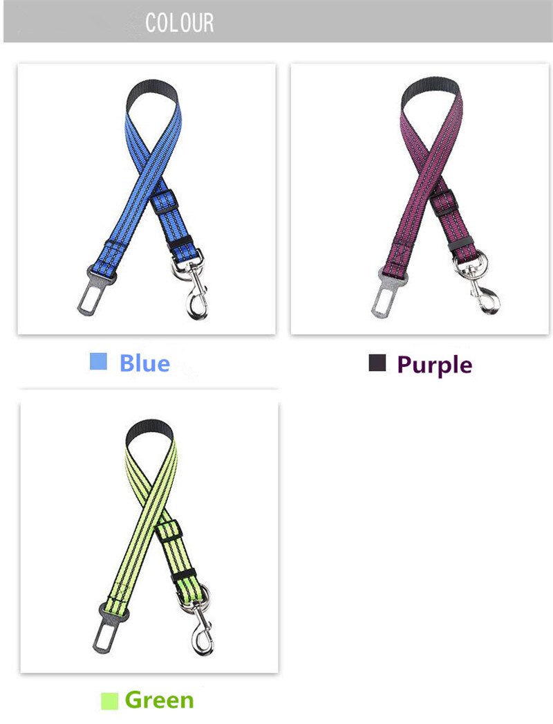 TrailPaw Reflective Dog Car Seat Belt