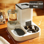TrailPaw Automatic Pet Feeder with Stainless Steel Bowls