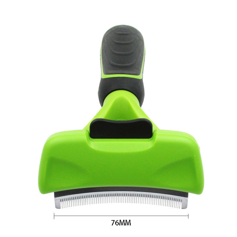 TrailPaw Deshedding Rake & Grooming Brush for Dogs & Cats