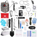 125Pcs Survival Kits Professional Emergency Survival Gear Tactical First Aid Kit Supplies For Outdoor Adventure Camping Hiking Hunting by S.H.WS Essentials