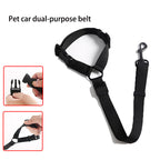 TrailPaw 2-in-1 Dog Car Seat Belt & Leash
