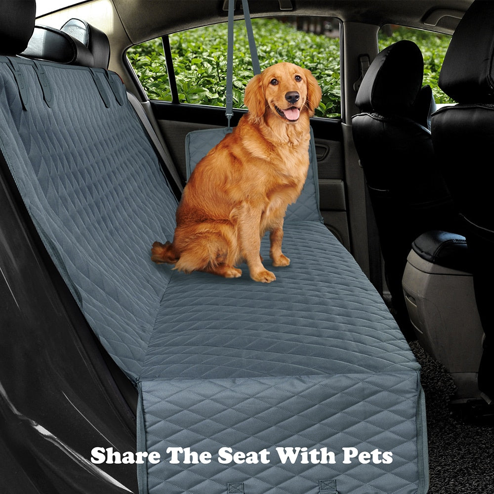 TrailPaw Waterproof Dog Car Seat Cover with Mesh Window