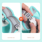 TrailPaw No-Pull Reflective Padded Dog Harness Set
