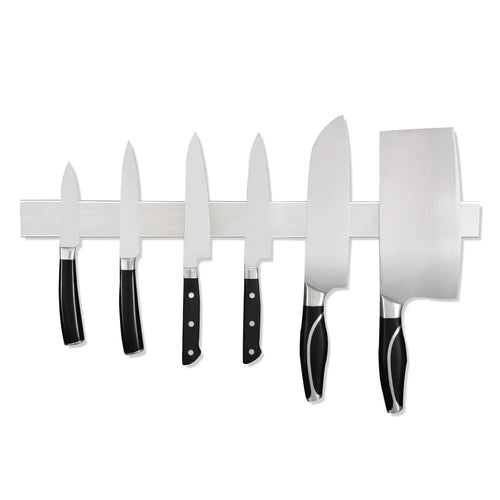 Stainless Steel Knife Stand Magnetic Knife Holder Wall Storage Rack Home for Knives Kitchen Accessories Organizer by eprolo