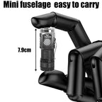 TrailPaw Mini LED Flashlight — USB Rechargeable Torch