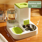 TrailPaw Automatic Pet Feeder with Stainless Steel Bowls