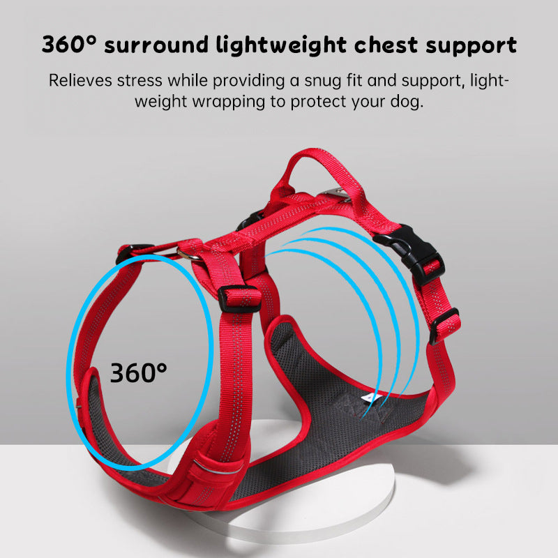 TrailPaw Trailblazer No-Pull Reflective Dog Harness