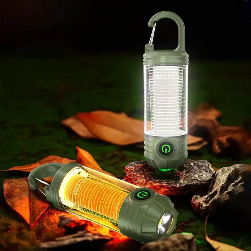 Multi functional outdoor camping light, portable strong light flashlight, rechargeable mini retro camping atmosphere light by eprolo