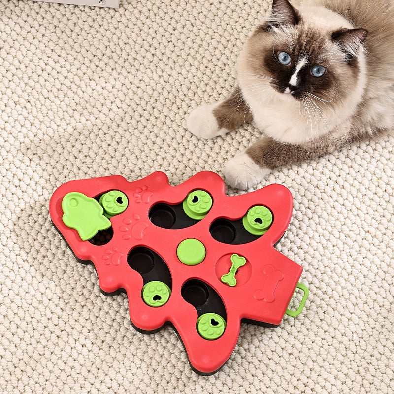 TrailPaw Slow Feeder Puzzle Bowl for Dogs