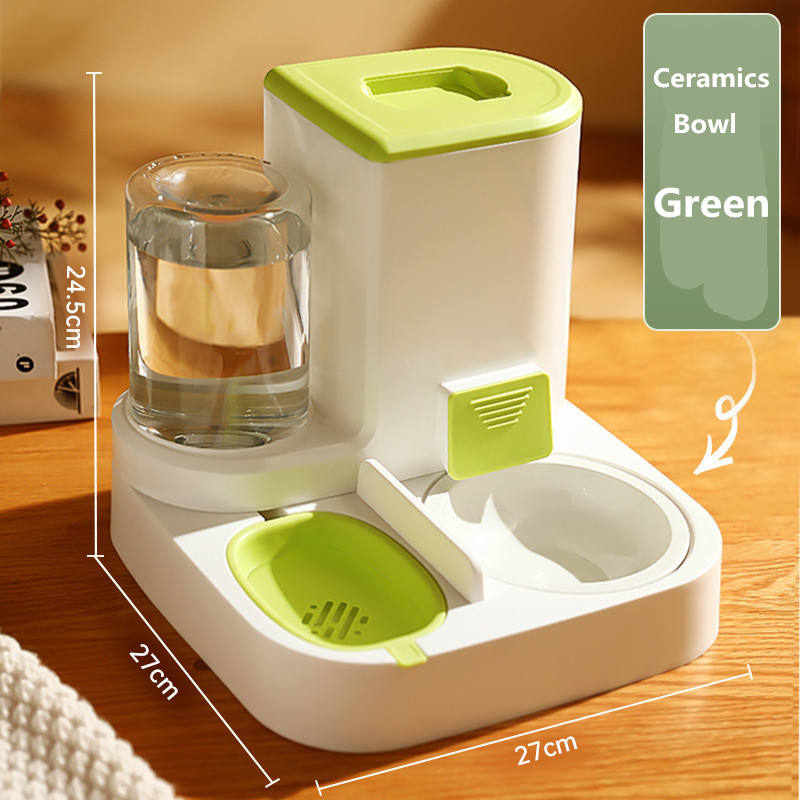 TrailPaw Automatic Pet Feeder with Stainless Steel Bowls