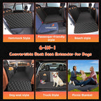 TrailPaw Waterproof Dog Car Hammock Seat Cover