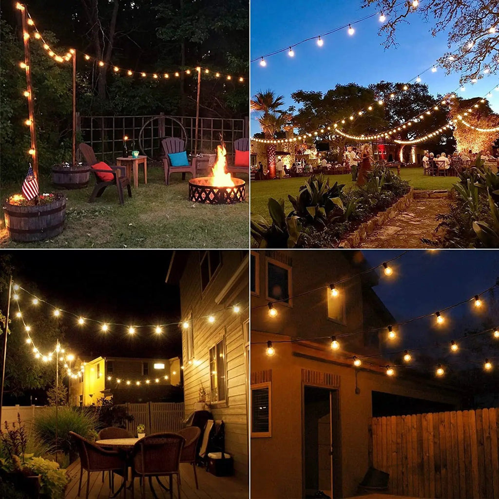 Outdoor Waterproof Camping G40 Solar String Lights by eprolo
